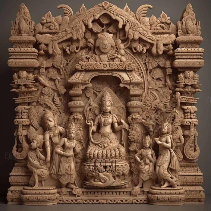 stl Ayodhya 2 3d stl модель для ЧПУ